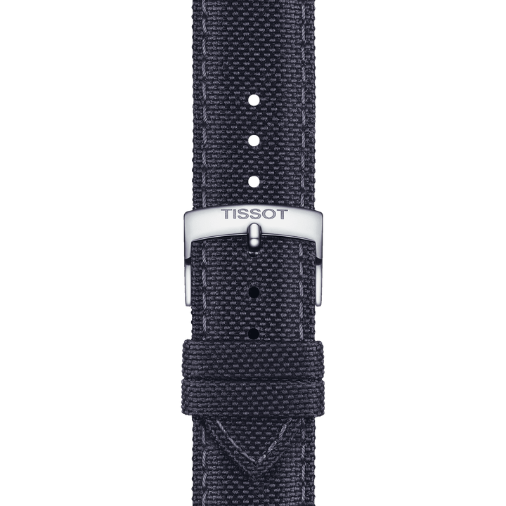 Tissot Official Anthracite Fabric Strap Lugs 21 Mm T852.048.183
