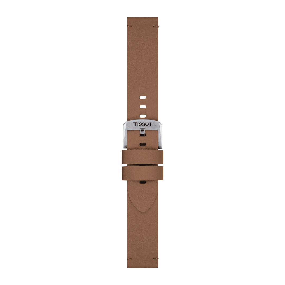 Tissot Official Light Brown Synthetic Strap 20 Mm T852.048.217