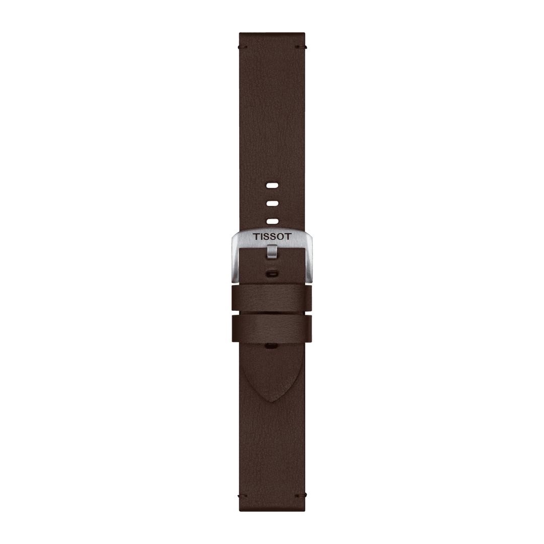 Tissot Official Brown Synthetic Strap 22 Mm T852.048.221
