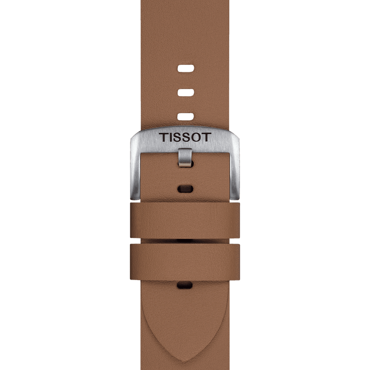 Tissot Official Light Brown Synthetic Strap 22 Mm T852.048.223