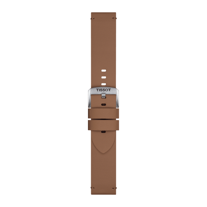 Tissot Official Light Brown Synthetic Strap 22 Mm T852.048.223