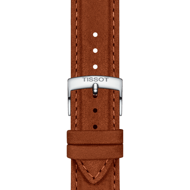 Tissot Official Camel Leather Strap Lugs 21 Mm T852.048.229