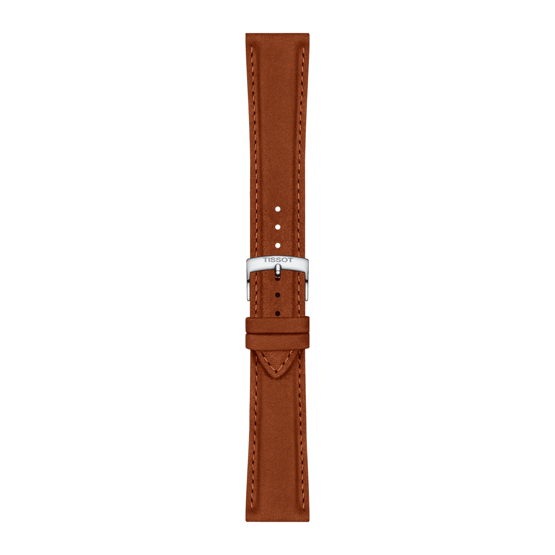 Tissot Official Camel Leather Strap Lugs 21 Mm T852.048.229