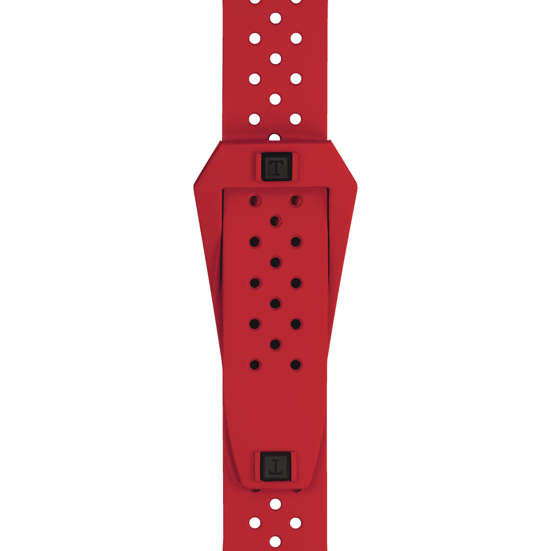 Tissot Official Red Sideral Rubber Strap T852.048.860
