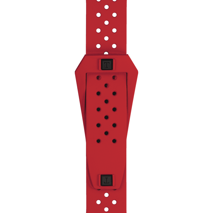 Tissot Official Red Sideral Rubber Strap T852.048.860