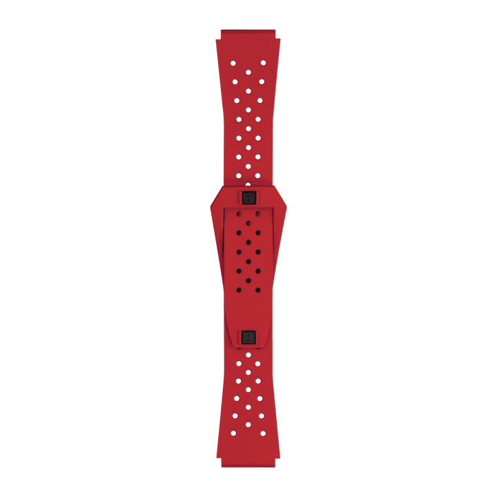 Tissot Official Red Sideral Rubber Strap T852.048.860