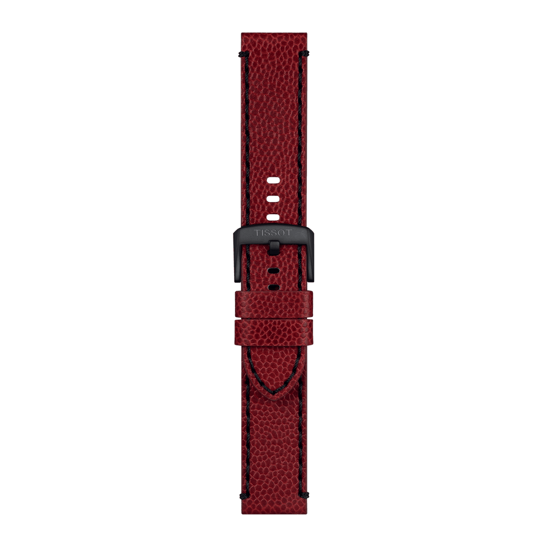 Tissot Official Burgundy Leather Strap 22 Mm T852.049.048