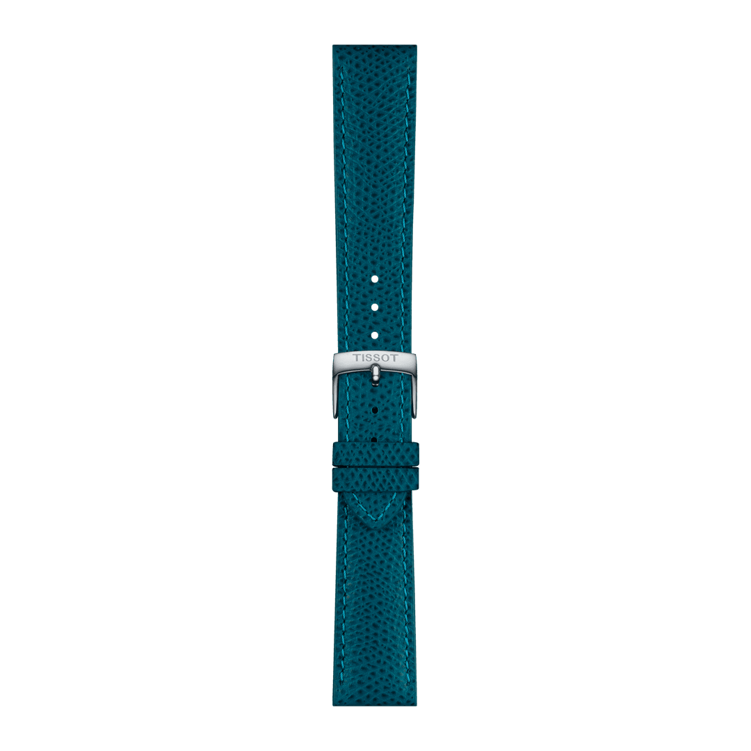 Tissot Official Turquoise Leather Strap Lugs 18 Mm T852.049.059