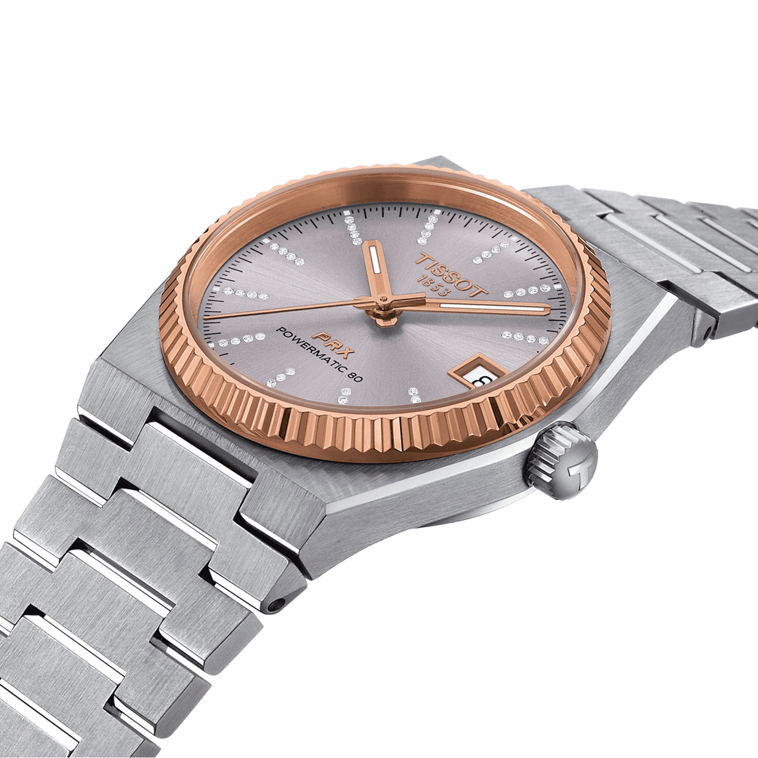 Tissot PRX 35Mm Powermatic 80 Steel & 18K Gold Bezel T931.207.41.336.00