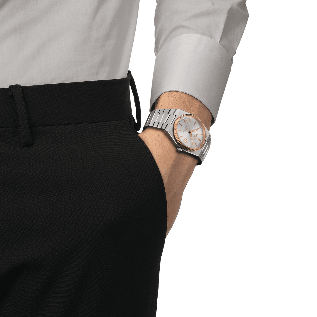 Tissot PRX Powermatic 80 Steel And 18K Gold Bezel T931.407.41.031.00