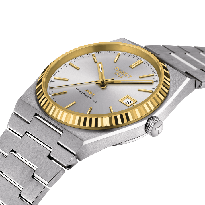 Tissot PRX Powermatic 80 Steel And 18K Gold Bezel T931.407.41.031.01