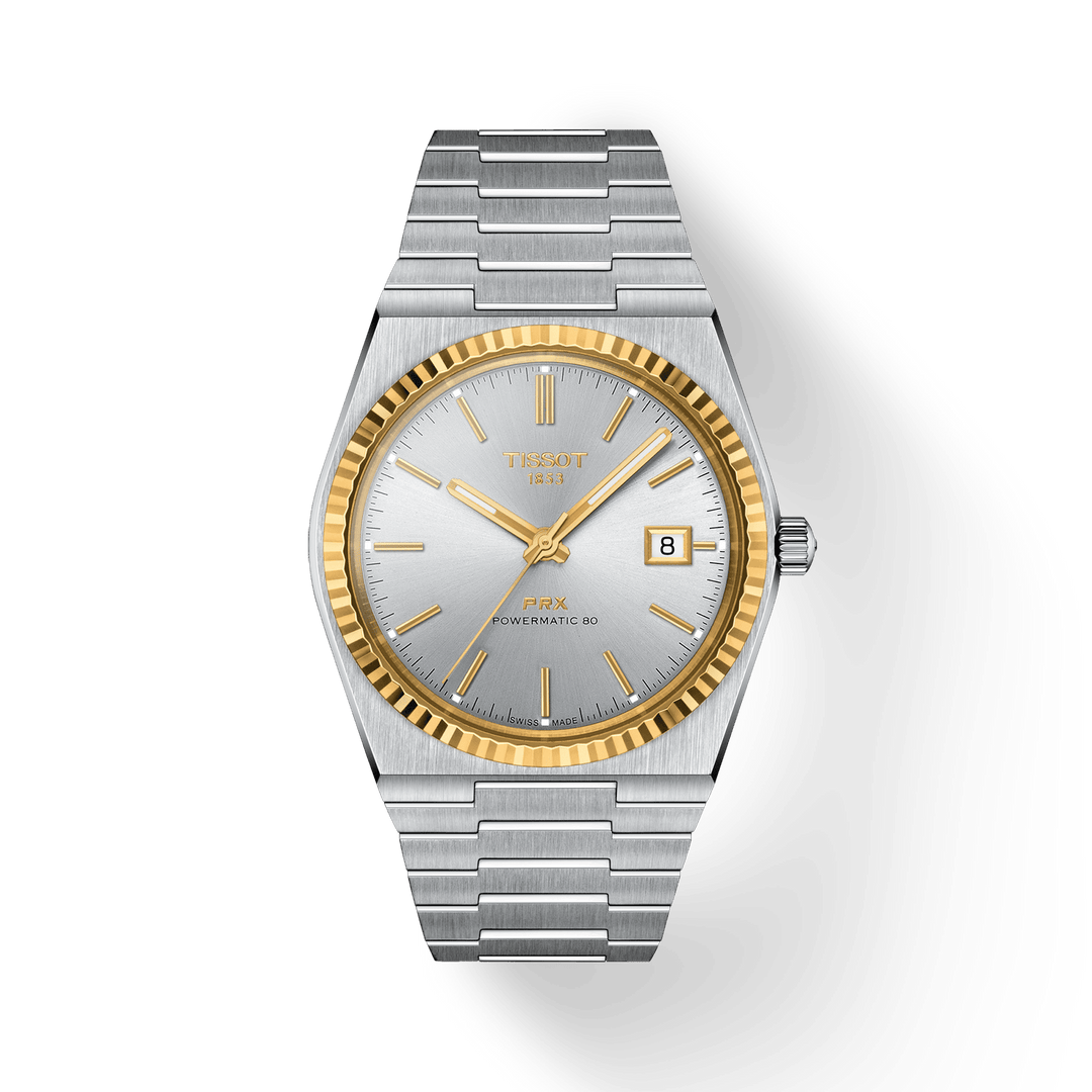 Tissot PRX Powermatic 80 Steel And 18K Gold Bezel T931.407.41.031.01