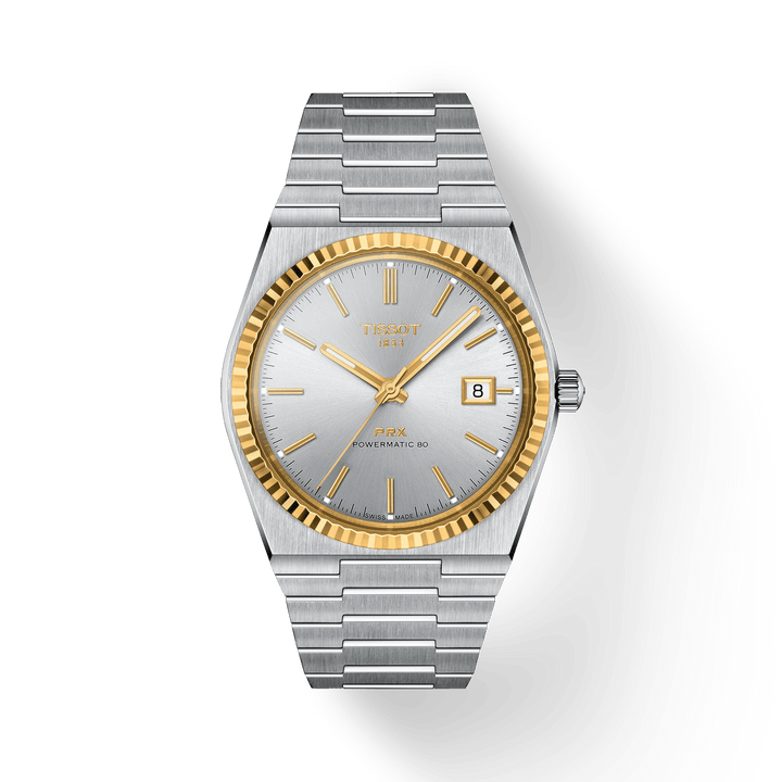 Tissot PRX Powermatic 80 Steel And 18K Gold Bezel T931.407.41.031.01