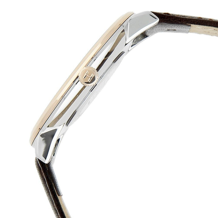 Tommy Hilfiger Quartz Analog Blue Dial Leather Strap Watch for Men-NCTH1710354W