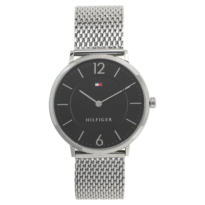 Tommy Hilfiger Quartz Analog Black Dial Stainless Steel Strap Watch for Men-NCTH1710355W