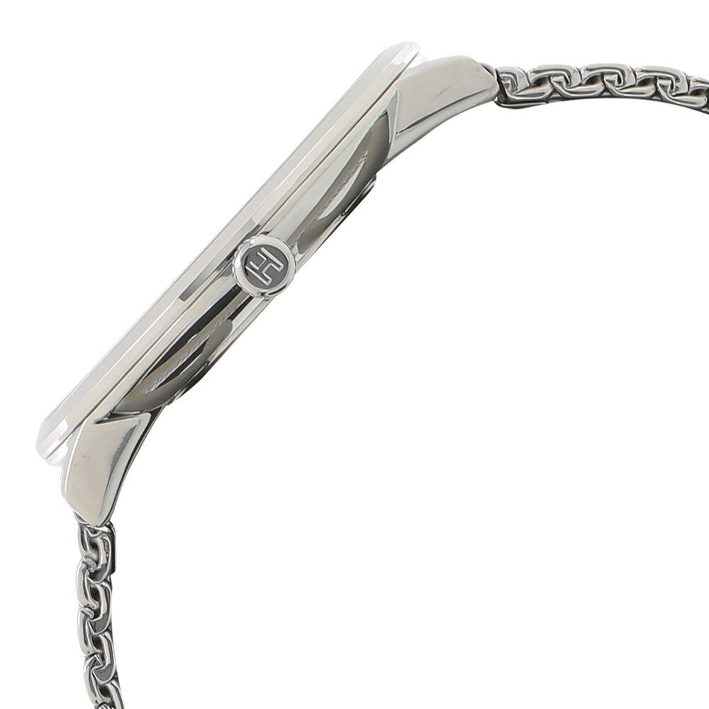 Tommy Hilfiger Quartz Analog Black Dial Stainless Steel Strap Watch for Men-NCTH1710355W