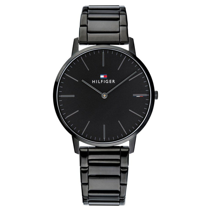 Tommy Hilfiger Quartz Analog Black Dial Metal Strap Watch for Men-NCTH1710368