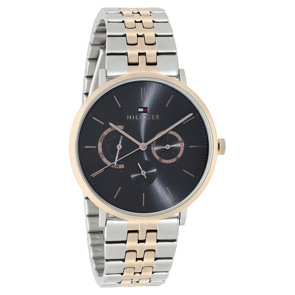 Tommy Hilfiger Quartz Analog Grey Dial Stainless Steel Strap Watch for Men-TH1710372W