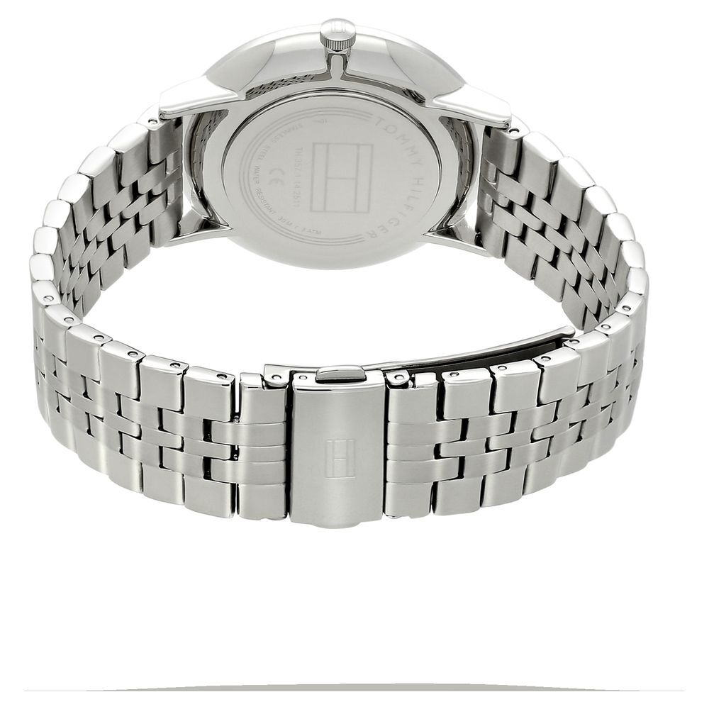 Tommy Hilfiger Quartz Analog Black Dial Stainless Steel Strap Watch for Men-NCTH1710373W