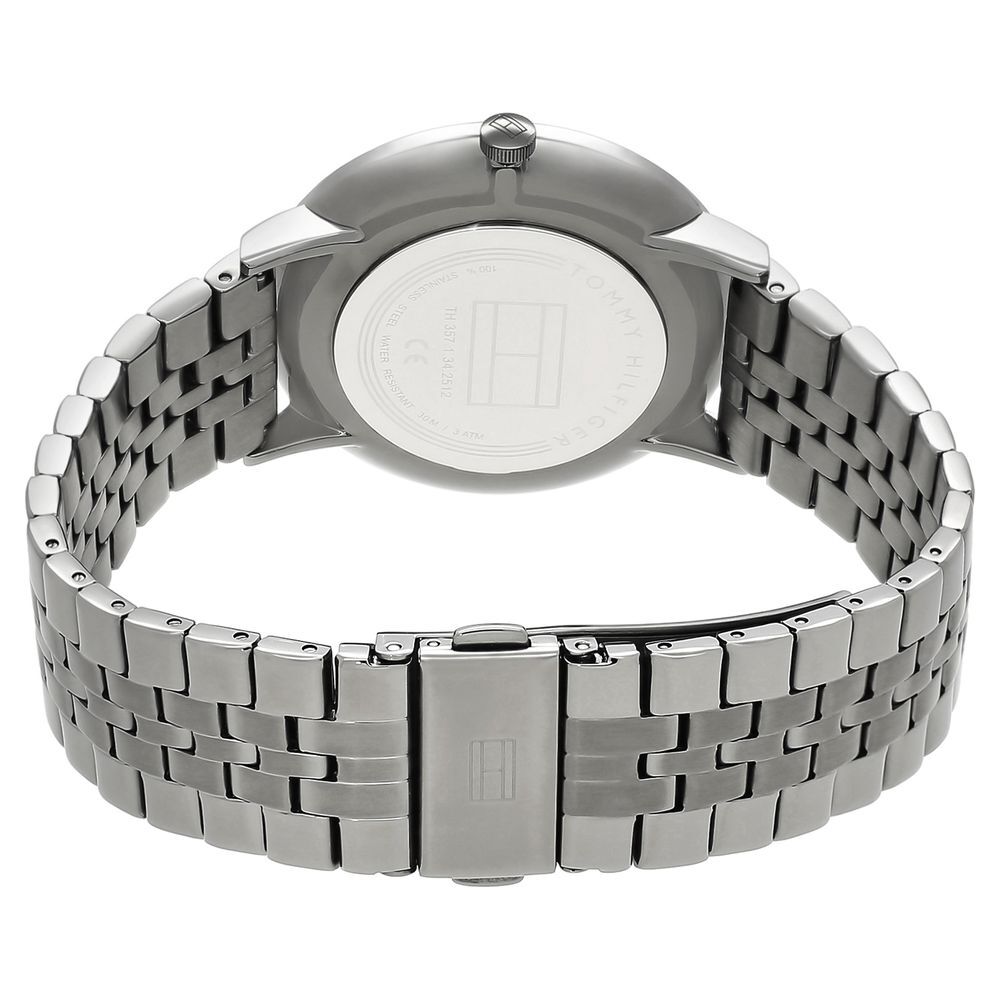 Tommy Hilfiger Quartz Analog Grey Dial Stainless Steel Strap Watch for Men-NETH1710374