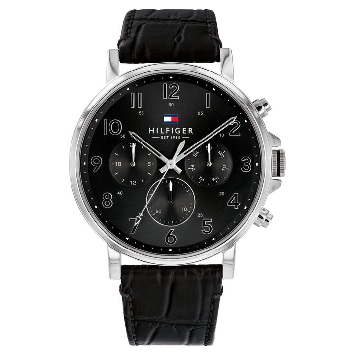 Tommy Hilfiger MultiDial Black Dial Watch for Men-NTTH1710381