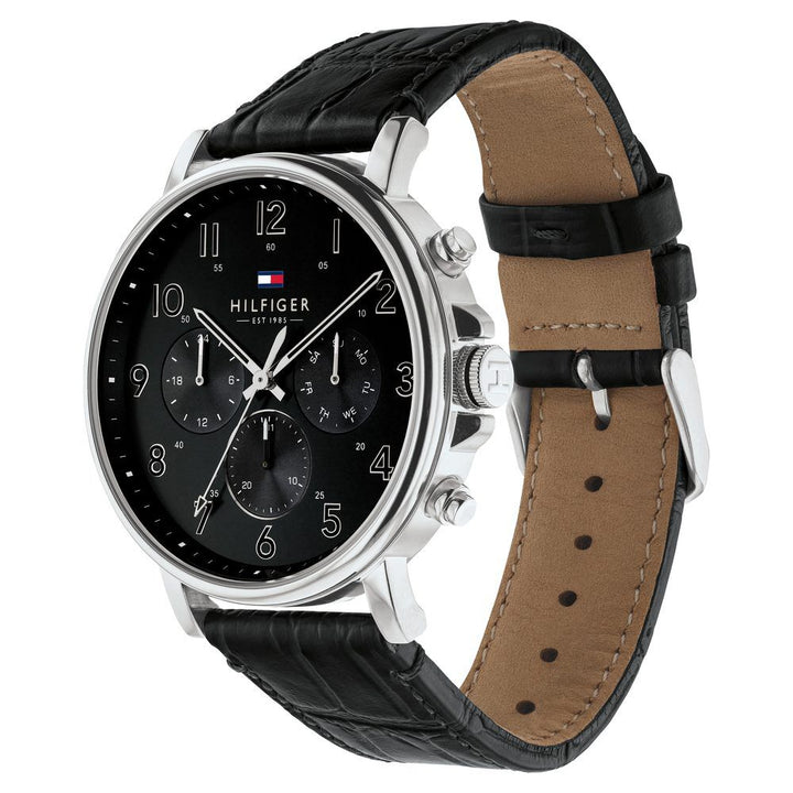 Tommy Hilfiger MultiDial Black Dial Watch for Men-NTTH1710381