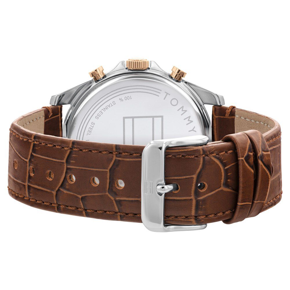 Tommy Hilfiger Quartz Multifunction Silver Dial Watch for Men-NTTH1710450