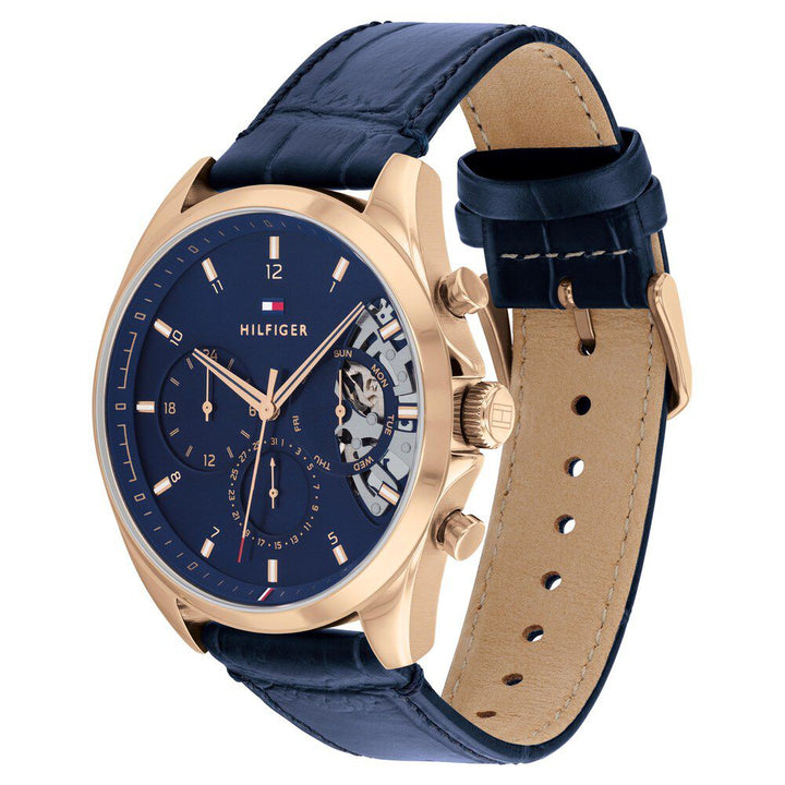 Tommy Hilfiger Quartz Multifunction Blue Dial Watch for Men-NTTH1710451