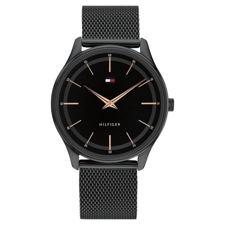 Tommy Hilfiger Men Black Dial Analog Watch