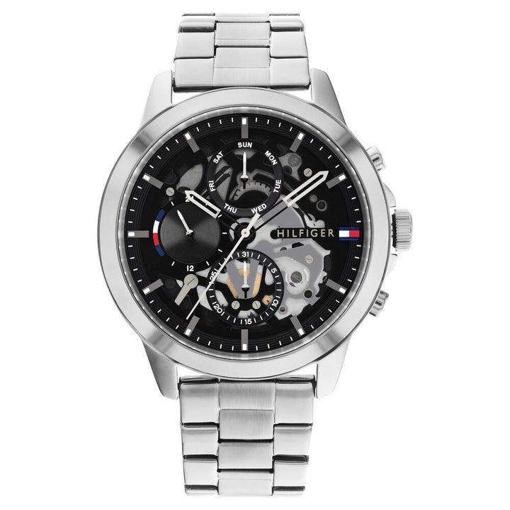 Tommy Hilfiger Men Black Dial Quartz Multifunction Watch-NTTH1710477
