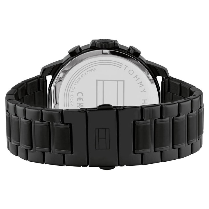 Tommy Hilfiger Quartz Multifunction Black Dial Stainless Steel Strap Watch For Men