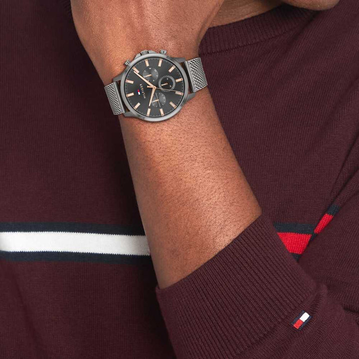 Tommy Hilfiger Grey Dial Quartz Analog Watch for Men NETH1710500