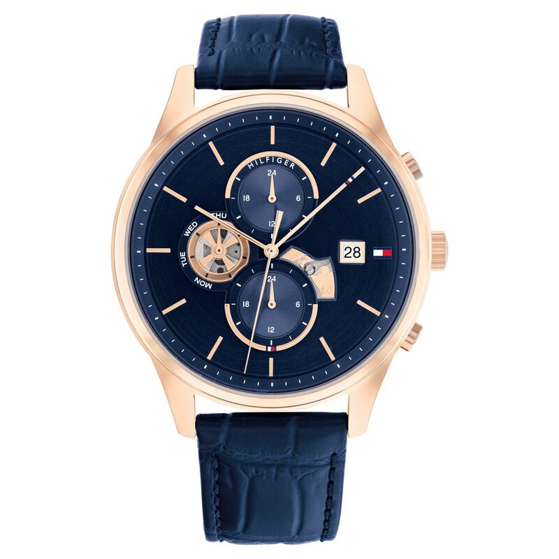 Tommy Hilfiger Blue Dial Quartz Analog Watch For Men