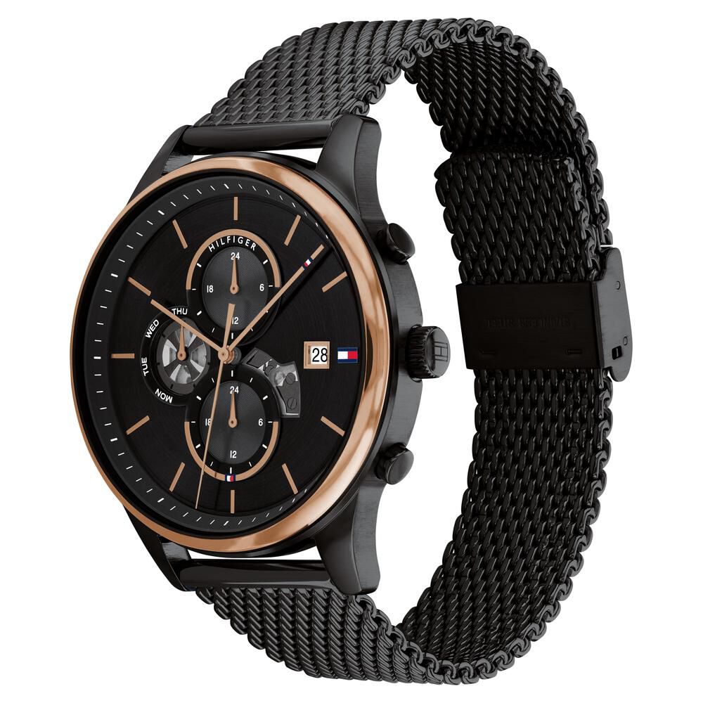 Tommy Hilfiger Black Dial Quartz Analog Watch for Men NETH1710505