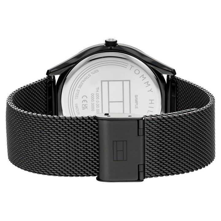 Tommy Hilfiger Black Dial Black Stainless Steel Strap Watch for Men-NTTH1710513