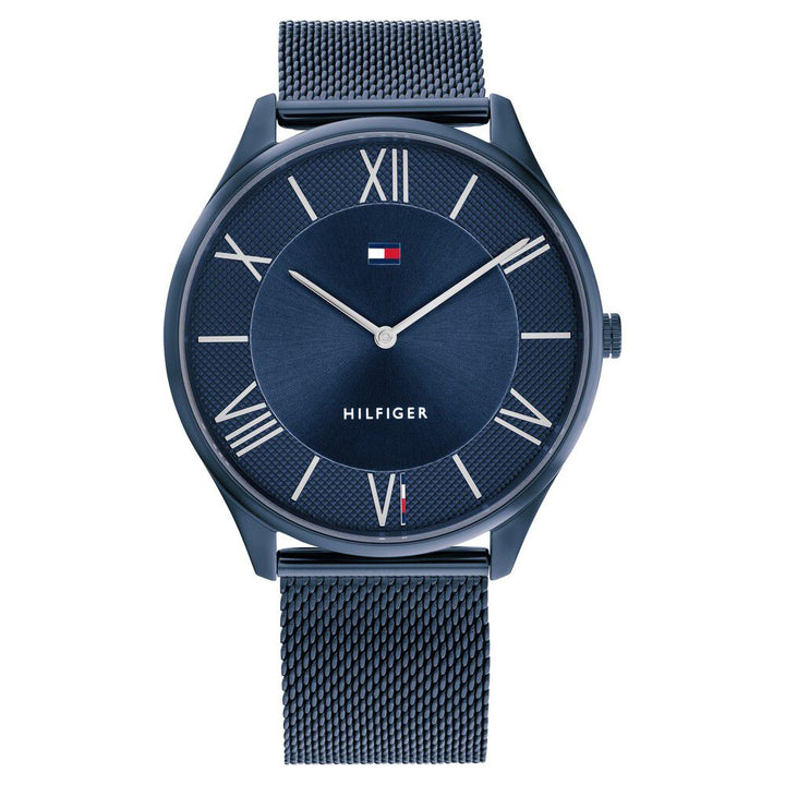 Tommy Hilfiger Blue Dial Blue Stainless Steel Strap Watch for Men-NTTH1710514
