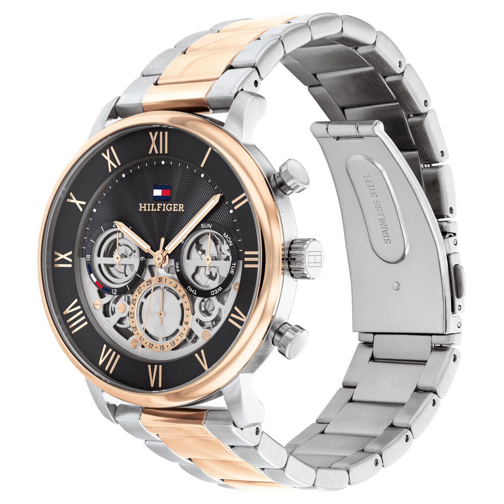 Tommy Hilfiger Quartz Multifunction Grey dial Stainless Steel Strap Watch for Men-NTTH1710570