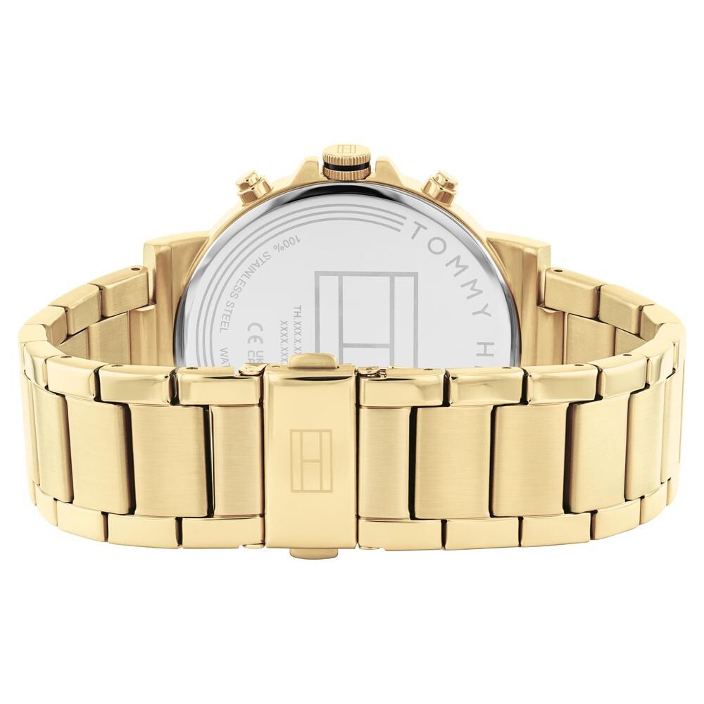 Tommy Hilfiger Multifunction Black Stainless Steel Strap for Men-NTTH1710589