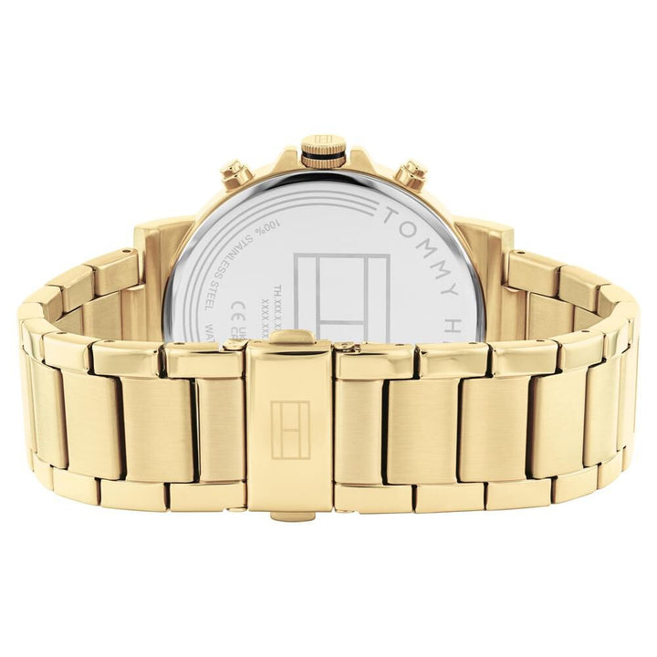 Tommy Hilfiger Multifunction Black Stainless Steel Strap for Men-NTTH1710589