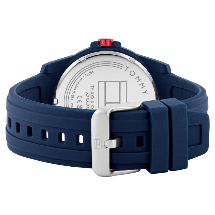 Tommy Hilfiger Quartz Analog Blue Silicone Strap For Men