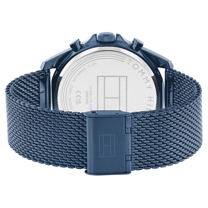 Tommy Hilfiger Multifunction Blue Dial Blue Color Stainless Steel Strap Watch For Men-TH1710648W