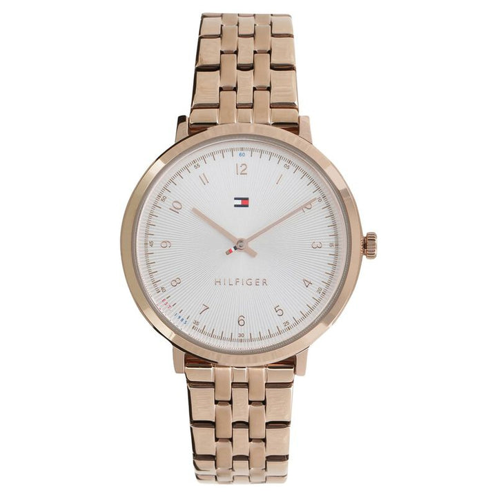 Tommy Hilfiger Quartz Analog Silver Dial Stainless Steel Strap Watch For Women
