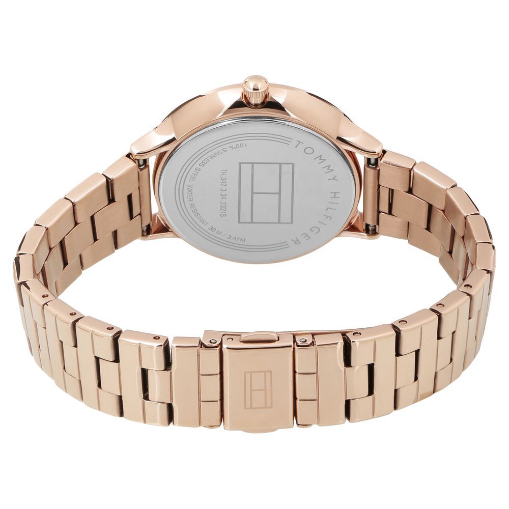 Tommy Hilfiger Quartz Analog Silver Dial Metal Strap Watch For Women