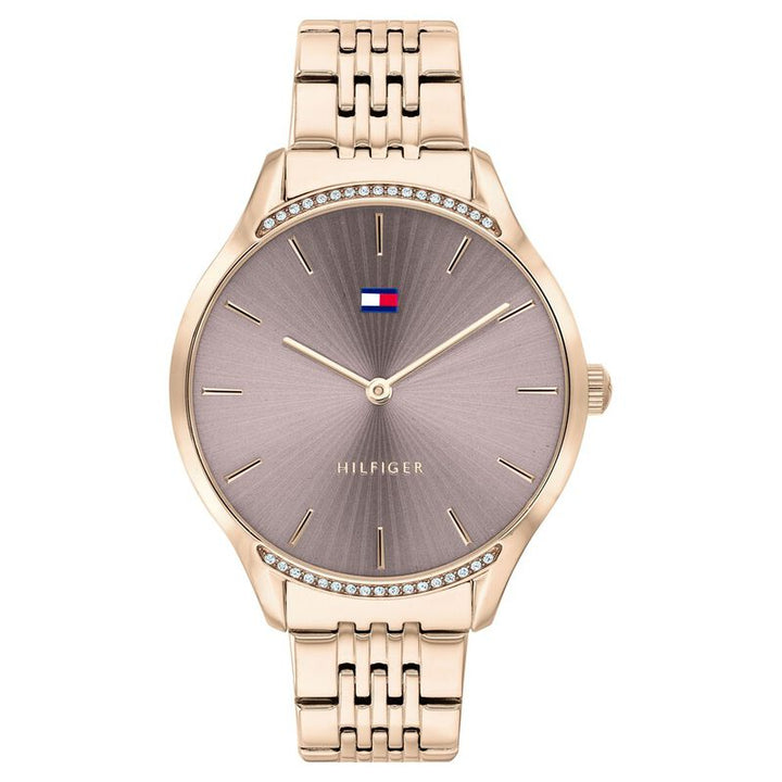 Tommy Hilfiger Quartz Analog Grey Dial Stainless Steel Strap Watch for Women NETH1782212