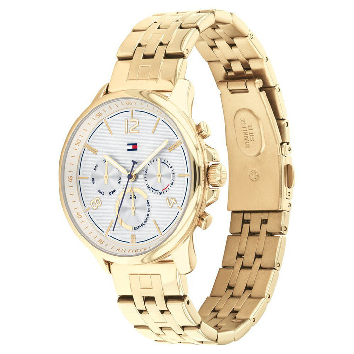 Tommy Hilfiger White Dial Quartz Multifunction Watch For Women