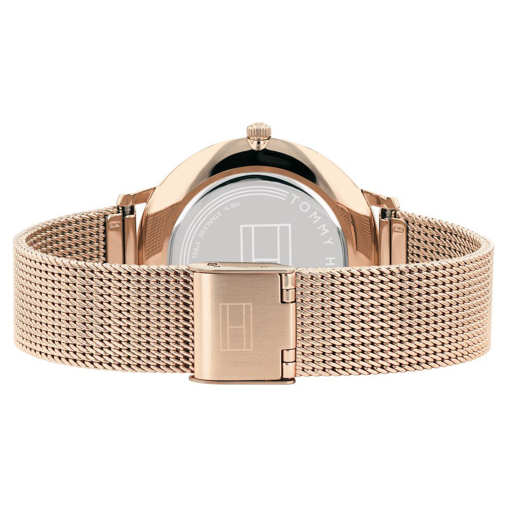 Tommy Hilfiger Quartz Analog Silver Dial Stainless Steel Strap Watch For Women