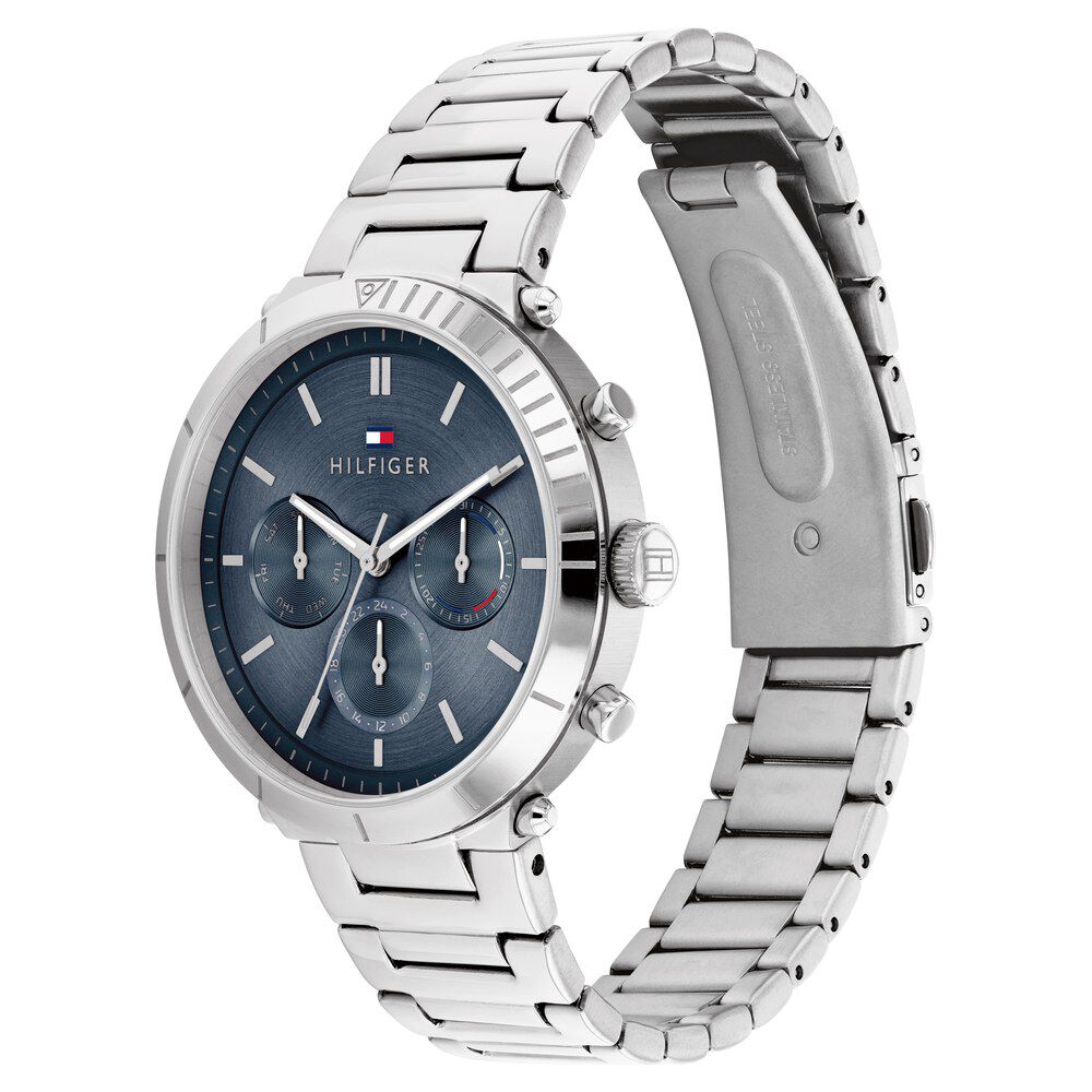 Tommy Hilfiger Quartz Multifunction Blue Dial Stainless Steel Strap Watch For Women