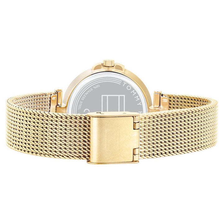 Tommy Hilfiger Quartz Analog Beige Dial Stainless Steel Strap Watch for Women NETH1782362