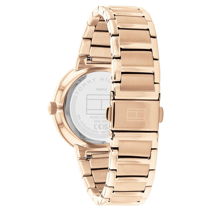 Tommy Hilfiger Quartz Analog Brown Dial Stainless Steel Strap Watch For Women