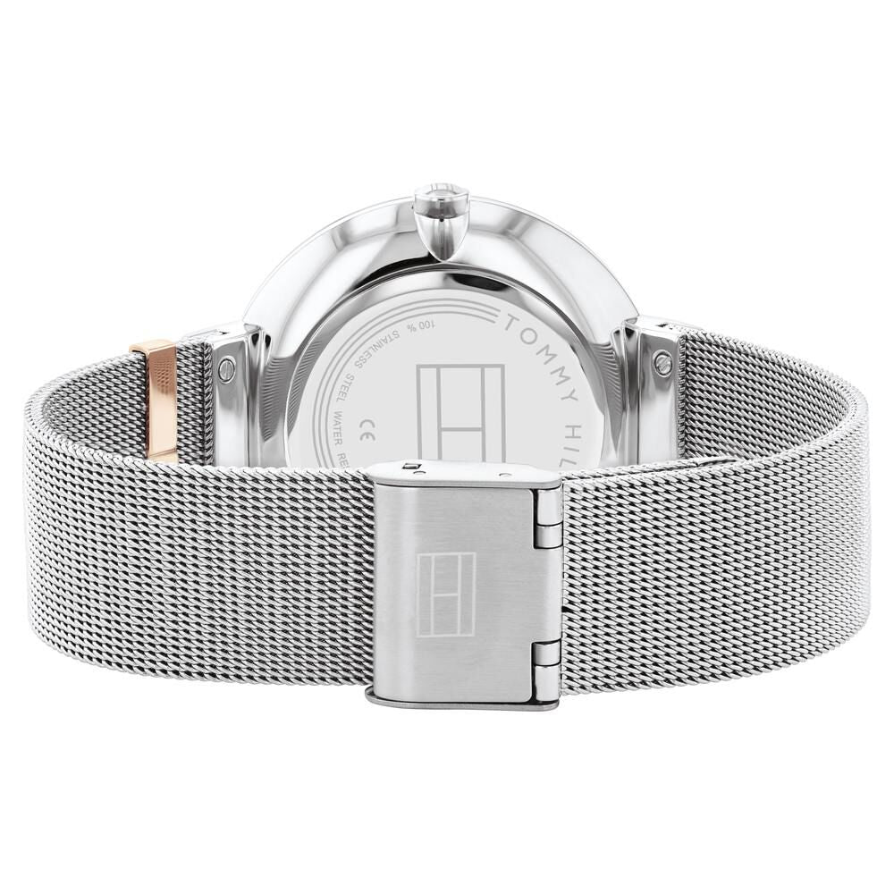 Tommy Hilfiger Quartz Analog Silver Dial Stainless Steel Strap Watch For Women